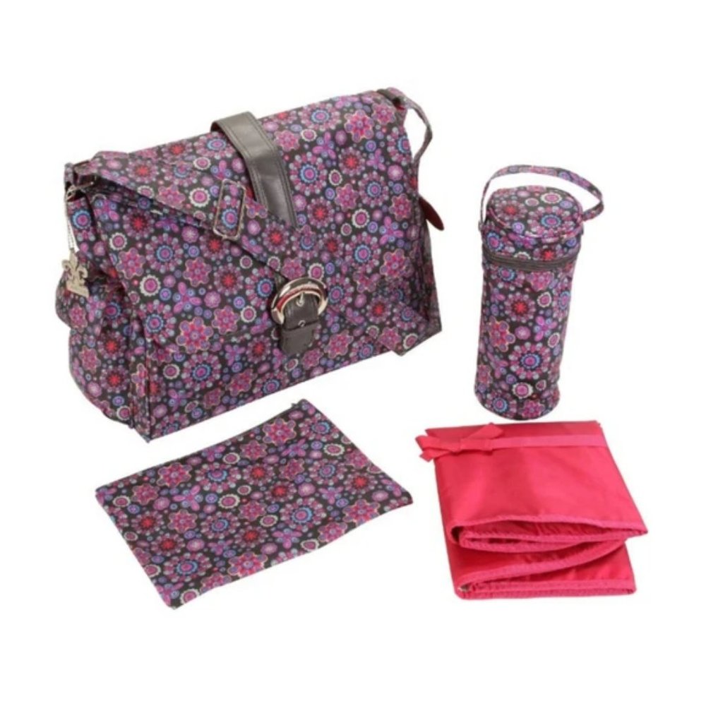Kalencom Water Resistant Coated Diaper Bag with Magnetic Buckle  NWT